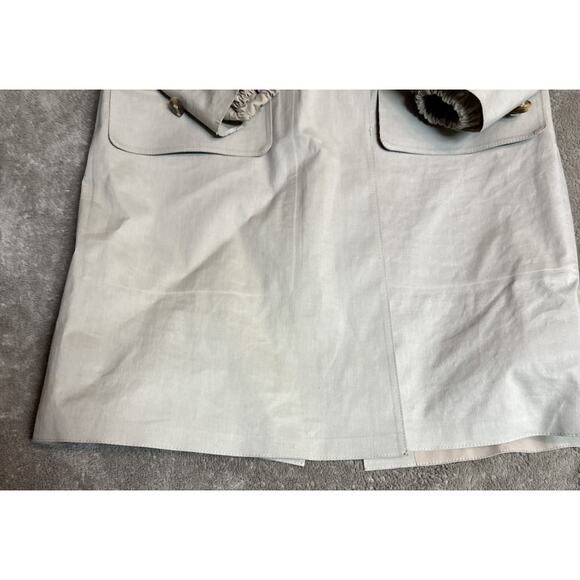 Algo Commuter Jacket Tan Long Sleeve Button Up W/Pockets Womens 34/US 2 - Picture 5 of 9